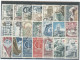 FRANCE - ANNÉE 1966 COMPLÈTE -OBLITÉRÉS-N° 1468 /1510 - 43 TIMBRES -OBLITÉRATIONS CACHETS A DATE - 1960-1969