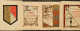 4 Enluminures Fin XIXè Sur Papier J. WHATMAN. Fond D'Atelier Artiste B.F. (Berthe Flournoy) Vers 1900 (Genève) - Wasserfarben