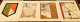 Delcampe - 4 Enluminures Fin XIXè Sur Papier J. WHATMAN. Fond D'Atelier Artiste B.F. (Berthe Flournoy) Vers 1900 (Genève) - Aquarelles
