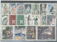 FRANCE - ANNÉE 1963 COMPLÈTE -OBLITÉRÉS-N° 1368/1403  - 38 TIMBRES -OBLITÉRATIONS CACHETS A DATE - 1960-1969