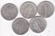 Etats-Unis.  Lot De 5 Pièces De Monnaie, Mercury, En Argent - 1916-1945: Mercury