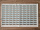 PR CHINA 1969 - COMPLETE SHEET MNH** 100 Stamps - Unused Stamps