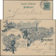 Allemagne 1897. Entier Postal Timbré Sur Commande. Tour D'observation, Grand Tétras, Ou Grand Coq De Bruyère - Hühnervögel & Fasanen