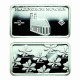 Germany Silver Ingot Bar Proof 2.5g Landmarks Munich Frauenkirche 03850 - Commemorative