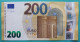 (B90) - Billet 200€ - Christine Lagarde – E001A1 - 200 Euro