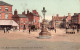 England - Leics - MARKET HARBOROUGH The Square And Station Road - Andere & Zonder Classificatie