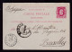 DDFF 865 -- Entier Postal Type No 30 REPONSE - MADRID 1888 Vers BRUXELLES - Cartoline 1871-1909