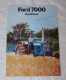 DEPLIANT PUB PUBLICITAIRE TRACTEUR FORD 7000 DUAL POWER, AGRICULTURE, MATERIEL AGRICOLE, AGRICULTEUR - Tractores