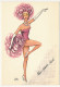 Lot De 7 CPM - Illustrateur Reb - Paris Music-Hall - Dance