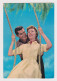 Sexy Young Woman And Handsome Guy, Love Romantic Couple, Scene With Swing, Vintage Photo Postcard Pin-up RPPc (67740) - Pin-Ups