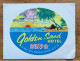 Malaysia Golden Sand Hotel Label Etiquette Valise - Hotel Labels