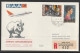 1985, SAA, Erstflug, Liechtenstein - Johannesburg South Africa - Posta Aerea