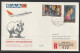 1985, SAA, Erstflug, Liechtenstein - Johannesburg South Africa - Luchtpostzegels
