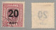 ISLAND ICELAND  1922 OVERPRINT 20 ON 40 AUR - MI 107 SC 134 FACIT 106 USED - Oblitérés