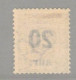 ISLAND ICELAND  1922 OVERPRINT 20 ON 40 AUR - MI 107 SC 134 FACIT 106 USED - Gebruikt