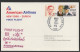 1988, American Airlines, Erstflug, New York JFK - Zürich - 3c. 1961-... Covers