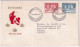 MiNr. 421 - 422 Dänemark   FDC    1964, 24. Aug. Rotes Kreuz - FDC