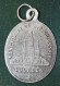 Pendentif Médaille Religieuse Argent 800 "Notre-Dame De Lourdes" Religious Medal - Religión & Esoterismo