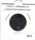 CRE3517 MONEDA ESPAÑA FERNANDO VII 4 MARAVEDIS SEGOVIA 1833 - Autres & Non Classés