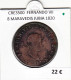 CRE3500 MONEDA ESPAÑA FERNANDO VII 8 MARAVEDIS JUBIA 1820 - Altri & Non Classificati