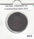 CRE3483 MONEDA ESPAÑA FERNANDO VII 8 MARAVEDIS JUBIA 1823 - Andere & Zonder Classificatie