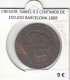 CRE3478 MONEDA ESPAÑA ISABEL II 5 CENTIMOS DE ESCUDO BARCELONA 1868 - Altri & Non Classificati