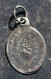 Pendentif Médaille Religieuse Sacré Coeur De Jésus - Paris - 0.5gr Argent - Silber Medaille - Silver Religious Pendant - Religión & Esoterismo
