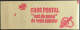 1972 C2 Conf. 5 Daté 4/ 17.11.77 Carnet Fermé Sabine 1F Rouge - Modern : 1959-...