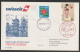 1991, Swissair, Erstflug, Tokyo - Zürich - Airmail