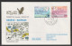 1995, Gulf Air, Erstflug, Liechtenstein - Bahrain - Poste Aérienne