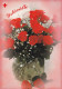 Postal Stationery - Flowers - Roses In A Vase - Red Cross 2000 - Suomi Finland - Postage Paid - Enteros Postales