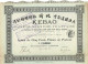 - Titre De 1889 - Kébao -  Société Anonyme Française - Déco - - Asie