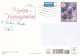 Postal Stationery - Flowers - Violets - Dove Bringing An Envelope - Red Cross 2014 - Suomi Finland - Postage Paid - Enteros Postales