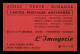 CARTES DE VISITE - L'IMAGERIE - ACHAT-VENTE CARTES POSTALES ANCIENNES - 2 PLACE C. DULLIN PARIS 18E - FORMAT 8 X 12.5 CM - Cartes De Visite