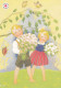 Postal Stationery - Boy And Girl Holding Flowers - Happy Valentine's Day - Red Cross 2022 - Suomi Finland - Postage Paid - Enteros Postales