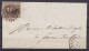 L. Affr. N°10A (margé & Voisins P120 Càd TOURNAY /2 FEV 1860" Pour GAURAIN RAMECROIX - 1858-1862 Medaillen (9/12)