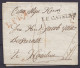 L. Datée 21 Février 1820 De AUBENCHEUL-AU-BOIS Pour HAARLEM "in Holland" - Griffes "2 / LE CATELET" & "L.F.R.4" - Port " - 1815-1830 (Dutch Period)