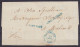 L. Datée 20 Janvier 1839 De BRUSSEL Càd Bleu " BRUXELLES /20 JANV 1839" Pour Archevêque De MALINES "franco" - Griffes Bl - 1830-1849 (Belgique Indépendante)