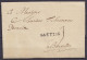 L. Datée 7 Février 1784 De DOLHAIN Pour BRUXELLES - Griffe "BATTISE" - Port "3" - 1714-1794 (Paesi Bassi Austriaci)