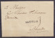 L. Datée 7 Février 1784 De DOLHAIN Pour BRUXELLES - Griffe "BATTISE" - Port "3" - 1714-1794 (Austrian Netherlands)