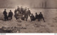 M2- GERMERSHEIM - SOUVENIR  - HIVER 1928 - 1929 - LE RHIN GELE - CARTE PHOTO - HABITANTS - ( 2 SCANS ) - Germersheim