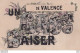 M15-82) VALENCE D'AGEN  - UN GROS BAISER  - EN  1906 - ( 2 SCANS ) - Valence