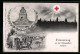 AK Leipzig, Völkerschlachtdenkmal, Roter-Kreuz Opfertag 1917  - Croce Rossa