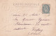 CARTE GAUFREE - VIVE LA SAINTE  MARIE - MEILLEURS SOUHAITS DE FETE - LETTRES DOREES - TREFLE A QUATRE FEUILLES - 1904  - Vornamen