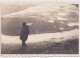 I9-47) MARMANDE - CARTE PHOTO 12,5 X 9 - LA GARONNE GELEE EN JANVIER 1940 - ANIMEE - 2 SCANS - Courville