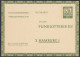 Berlin Ganzsache 1962 Funklotteriekarte 10 Pfg. Dürer FP6 *    (28771 - Other & Unclassified