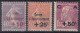 FRANCE SERIE CAISSE D'AMORTISSEMENT N° 249/251 NEUVE * GOMME TRES LEGERE TRACE DE CHARNIERE - 1927-31 Caisse D'Amortissement