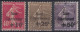 FRANCE SERIE CAISSE D'AMORTISSEMENT SEMEUSE N° 266/268 OBLITERATIONS LEGERES - 1927-31 Sinking Fund