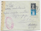 TURKEY TURQUIE 4K+6K LETTRE COVER KILIS 1940 TO SP 615 HALEP SYRIE SYRIA + CENSURE OUVERT AUTORITE MILITAIRE - Storia Postale