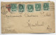 CANADA 1CX5 1 DEFAUT LETTRE COVER TORONTO 1918 TO FRANCE - Cartas & Documentos